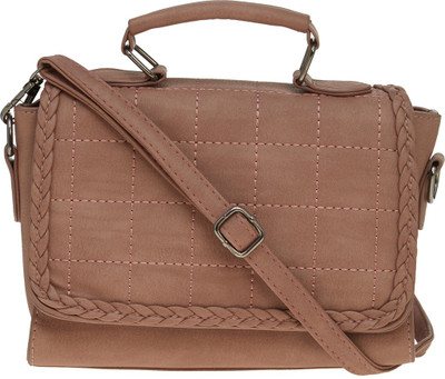 

Satchel Bags Women Casual Brown PU Sling Bag