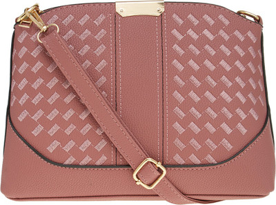 

Satchel Bags Women Casual Pink PU Sling Bag