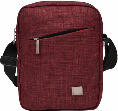

Murano Boys & Girls Casual Maroon Polyester Sling Bag