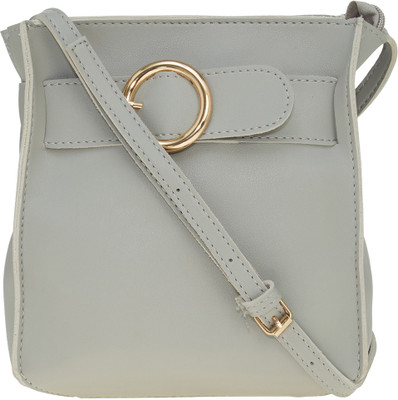 

Satchel Bags Women Casual Grey PU Sling Bag
