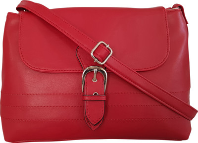 

Toteteca Bag Works Women Formal Red PU Sling Bag