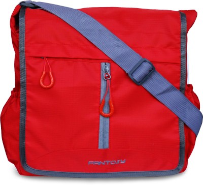 

Fantosy Men Casual Red Polyester Sling Bag