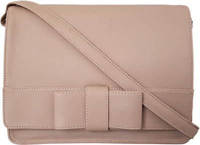 

Toteteca Bag Works Women Formal Beige PU Sling Bag