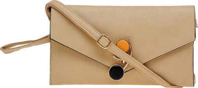 

Satchel Bags Women Casual Beige PU Sling Bag