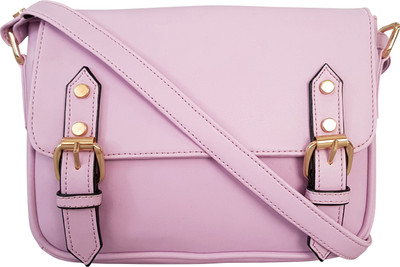 

Toteteca Bag Works Women Casual Purple PU Sling Bag
