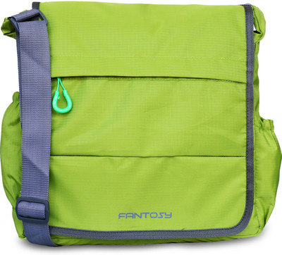 Fantosy Men Casual Green Polyester Sling Bag