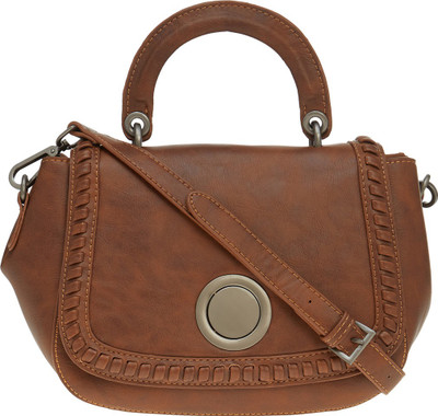 

Satchel Bags Women Casual Brown PU Sling Bag