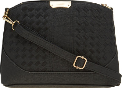 

Satchel Bags Women Casual Black PU Sling Bag