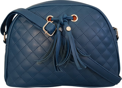 

Toteteca Bag Works Women Casual Blue PU Sling Bag