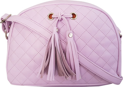 

Toteteca Bag Works Women Casual Purple PU Sling Bag