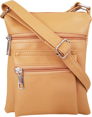 

Toteteca Bag Works Women Casual Brown PU Sling Bag