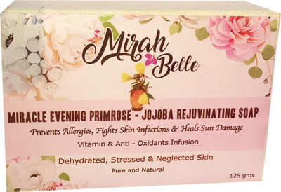 

Mirah Belle Naturals Miracle Primrose – Jojoba Rejuvenating Soap(125 g)