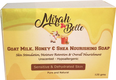 

Mirah Belle Naturals Goat Milk, Honey & Shea Soap(125 g)