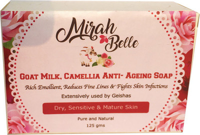 

Mirah Belle Naturals Goat Milk, Camellia Anti – Ageing Soap(125 g)