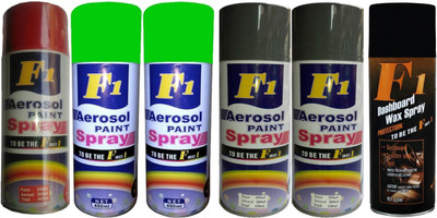 

F1 Premium Multicolor Spray Paint 450 ml(Pack of 6)