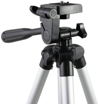

Aksmy 1020mm Long Stand - Super Light Tripod for Camera And Mobile Monopod Kit(Silver, Supports Up to 3000 g)