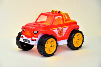 

RISING SHAN Pull Along Toy Jeep(Multicolor)