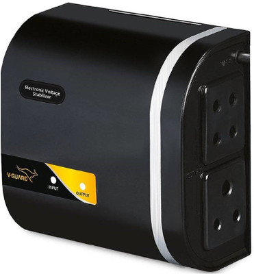 

V-Guard CRYSTAL NANO "COMPACT & HEAVY DUTY" Voltage Stabilizer(Black)