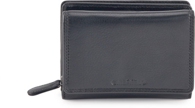 

Calfnero Women Formal Black Genuine Leather Wallet(6 Card Slots)