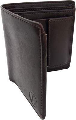ilw Men Brown Genuine Leather, Genuine Leather Wallet(4 Card Slots)