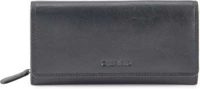 

Calfnero Women Black Genuine Leather Wallet(6 Card Slots)