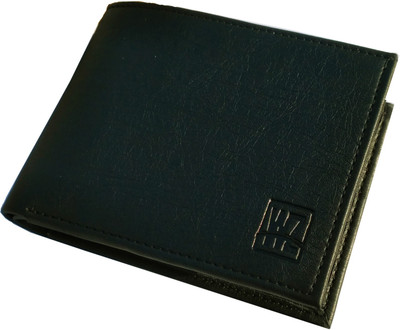 

Wenzest Men Black Artificial Leather Wallet(10 Card Slots)