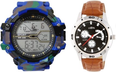 Users ANA-DIGI 3005 Combo Sports & Casual Watch  - For Men   Watches  (Users)