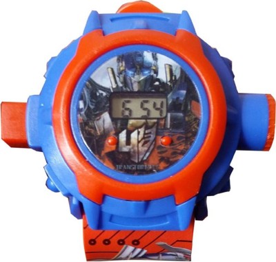 Gubbarey Transformers Projector watch Toys with free Santa claus mask Watch  - For Boys   Watches  (GUBBAREY)