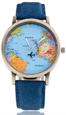 AFLOAT AFL~1092~BEAUTIFUL~WORLD MAP DIAL~STYLISH Watch  - For Men & Women   Watches  (Afloat)