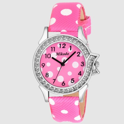 Mikado 5643 Pink Princess Delima Analog watch for Women and girls Watch  - For Women   Watches  (Mikado)