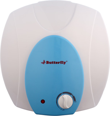 

Butterfly 6 L Storage Water Geyser(White with Blue, WATER HEATER ABS BODY 6 LTR)
