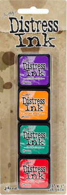 

Ranger Distress Mini Ink Pads 4 Per Package - Kit 15