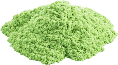 

UNTOLD 1 KG KINETIC SAND BOX WITH FREE 6 PIECE TOY MOLDS AND 1 SHOVEL - GREEN