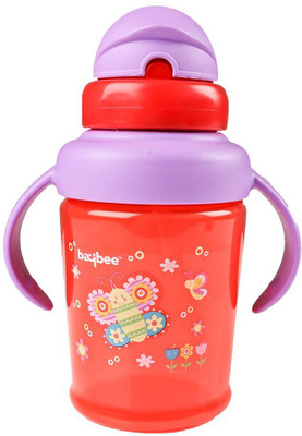 

Baybee Premium 3 Stage Cup with Handle and Straw - 250 ml(Red)