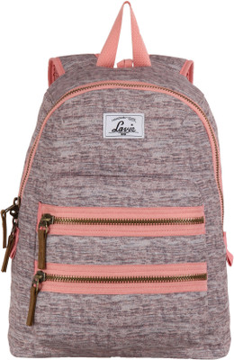 

Lavie Barcelona 18 L Backpack(Pink, Grey)