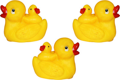 

Akshat Toy Infant Baby Rubber Ducks & Ducklings Bath Set Of 3 Bath Toy(Multicolor)