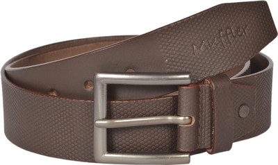 

Muffler Men Casual Brown Genuine Leather Belt