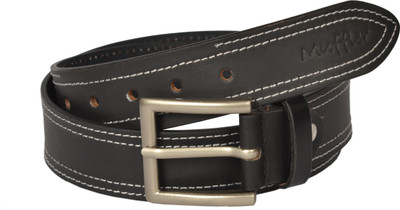 

Muffler Men Casual Black Genuine Leather Belt