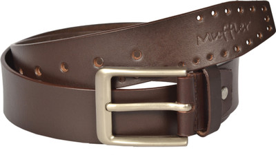 

Muffler Men Casual Brown Genuine Leather Belt