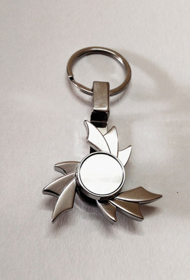 

RB Rotating spinner Key Chain(Silver)