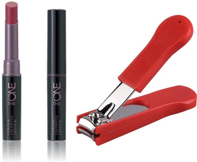 

Oriflame Sweden The ONE Colour Unlimited Lipstick 1.7g (Forever Plum - 30577) With Nail Cutter(Set of 2)