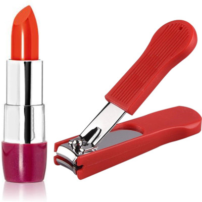 

Oriflame Sweden The ONE 5-in-1 Colour Stylist Lipstick Intense Collection (Orange Pop - 32241) With Nail Cutter(Set of 2)