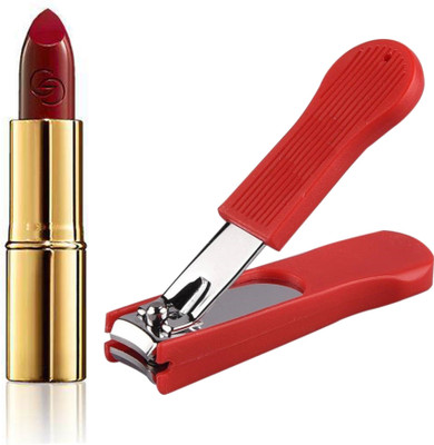 

Oriflame Sweden Giordani Gold Iconic Lipstick SPF 15 4g (Cherry Love - 30459) With Nail Cutter(Set of 2)