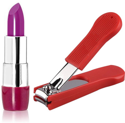 

Oriflame Sweden The ONE 5-in-1 Colour Stylist Lipstick Intense Collection (Vivid Violet - 32244) With Nail Cutter(Set of 2)