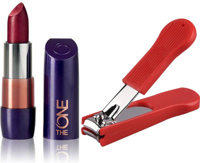 

Oriflame Sweden The ONE 5-in-1 Colour Stylist Lipstick 4g (Irresistible Red - 30672) With Nail Cutter(Set of 2)