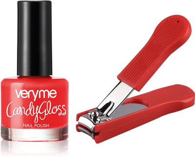 

Oriflame Sweden Very Me Candy Gloss Nail Polish (Orange Syrup - 33177) With Nail Cutter(Set of 2)