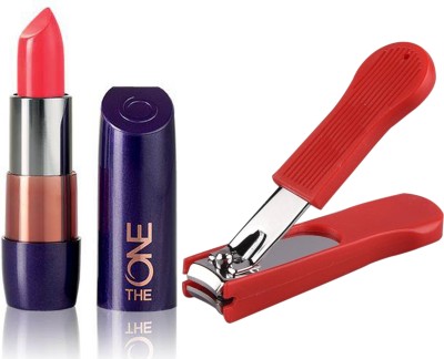 

Oriflame Sweden The ONE 5-in-1 Colour Stylist Lipstick 4g (Sweet Tangerine - 30667) With Nail Cutter(Set of 2)