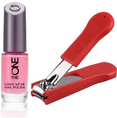 

Oriflame Sweden The ONE Long Wear Nail Polish (Strawberry Cream - 30523) With Nail Cutter(Set of 2)