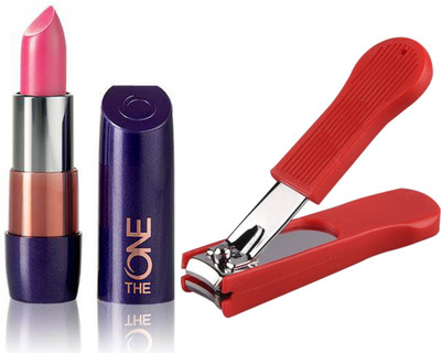 

Oriflame Sweden The ONE 5-in-1 Colour Stylist Lipstick 4g (Uptown Rose - 30655) With Nail Cutter(Set of 2)