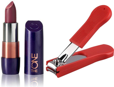 

Oriflame Sweden The ONE 5-in-1 Colour Stylist Lipstick 4g (RefinedMauve - 30681) With Nail Cutter(Set of 2)